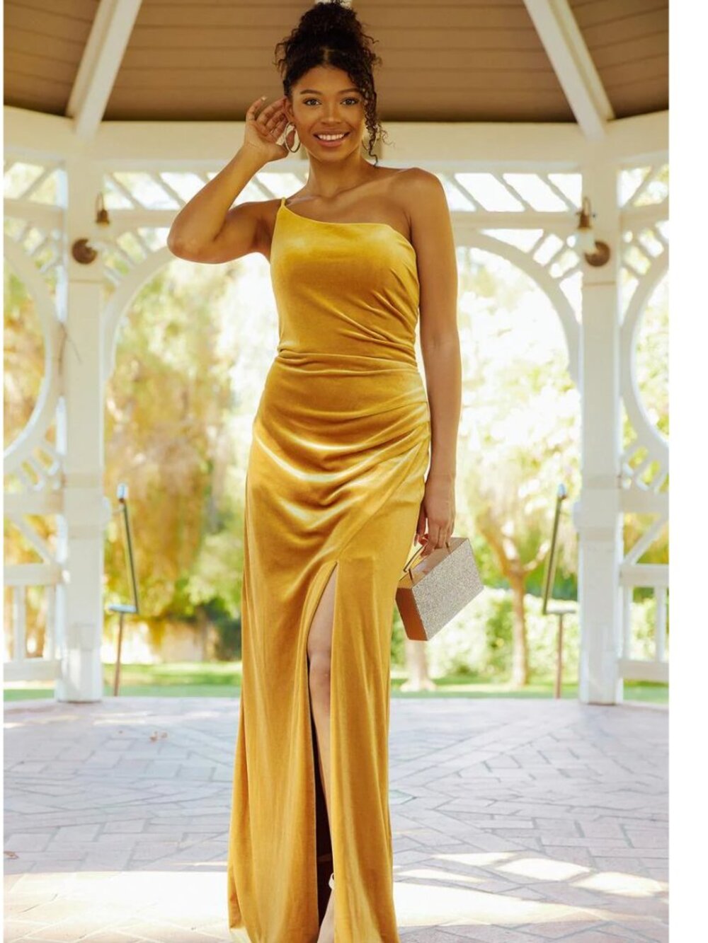 Sorella Vita Russet Velvet Gown Size 10 Style 9798